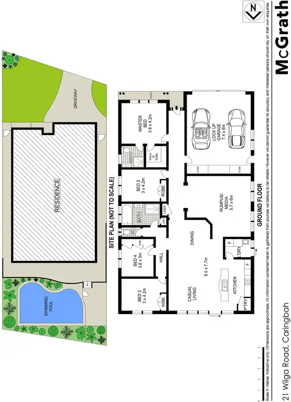 Floorplan of Homely house listing, 21 Wilga Road, Caringbah NSW 2229
