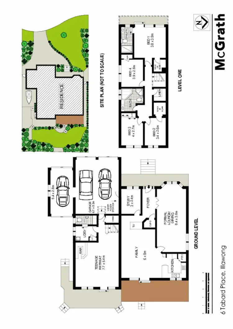 Floorplan of Homely house listing, 6 Tabard Place, Illawong NSW 2234