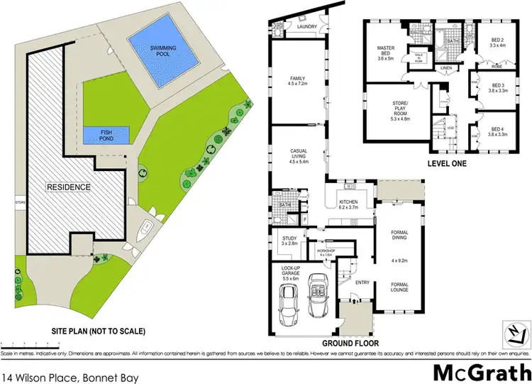 Floorplan of Homely house listing, 14 Wilson Place, Bonnet Bay NSW 2226