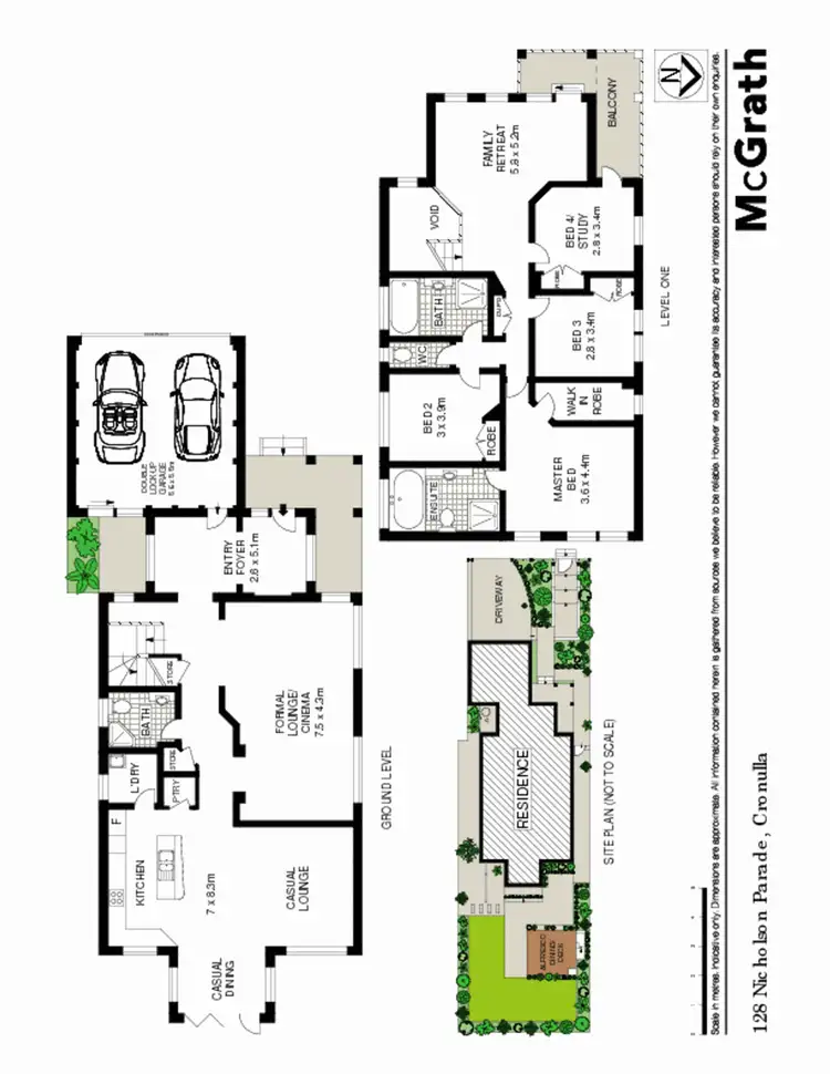Floorplan of Homely house listing, 128 Nicholson Parade, Cronulla NSW 2230