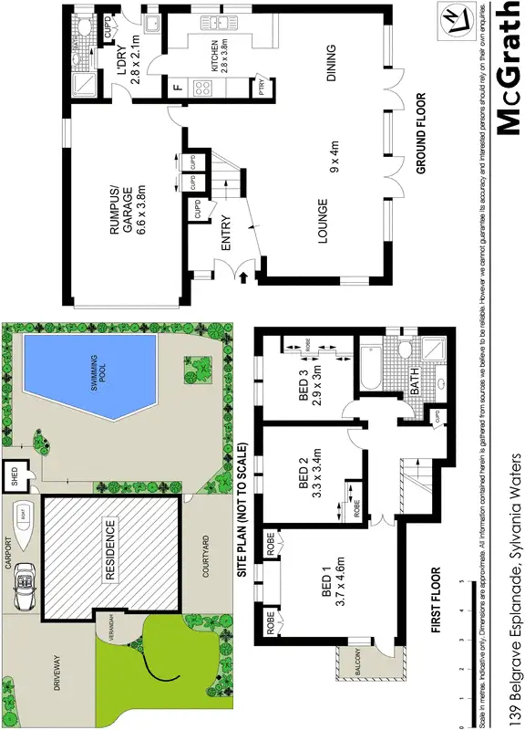 Floorplan of Homely house listing, 139 Belgrave Esplanade, Sylvania Waters NSW 2224