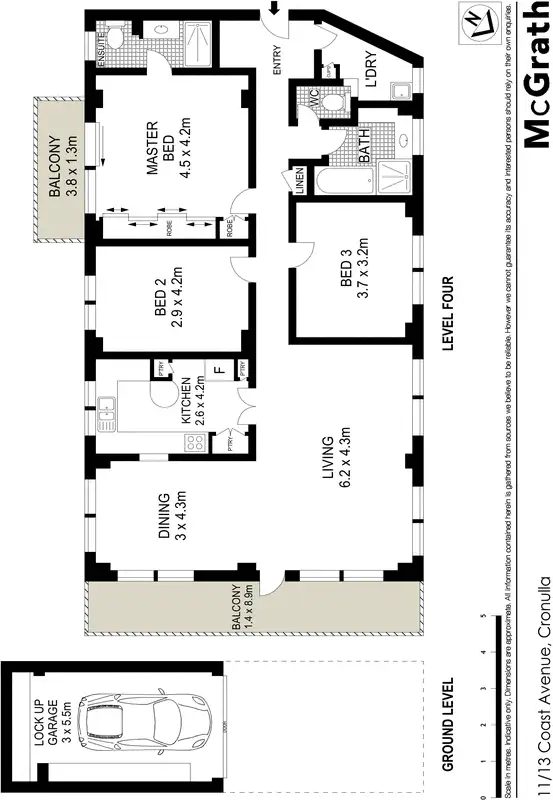 Floorplan of Homely apartment listing, 11/13 Coast Avenue, Cronulla NSW 2230