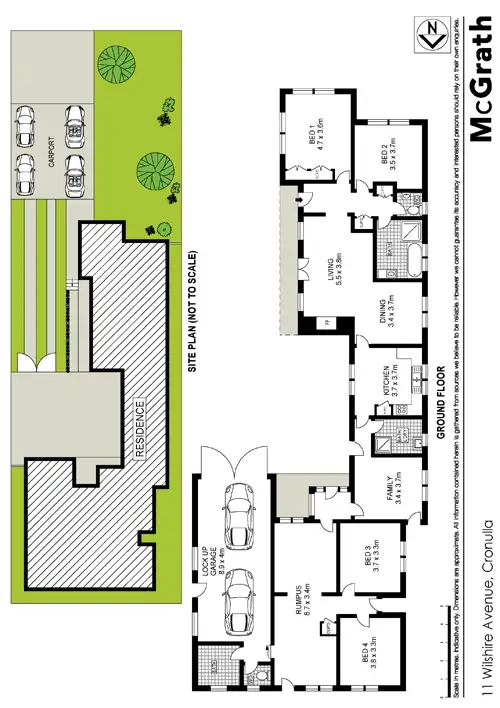 Floorplan of Homely house listing, 11 Wilshire Avenue, Cronulla NSW 2230
