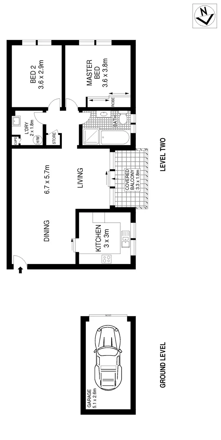 Floorplan of Homely apartment listing, 7/11 Sunnyside Avenue, Caringbah NSW 2229