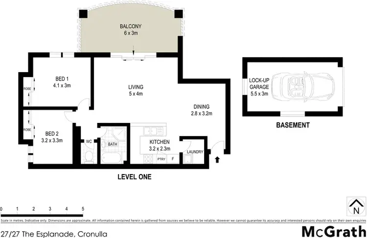 Floorplan of Homely apartment listing, 27/27 The Esplanade, Cronulla NSW 2230