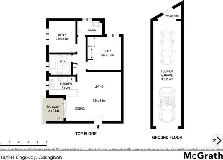 Floorplan of Homely apartment listing, 18/241 Kingsway, Caringbah NSW 2229