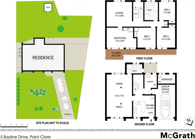 Floorplan of Homely house listing, 5 Bayline Drive, Point Clare NSW 2250