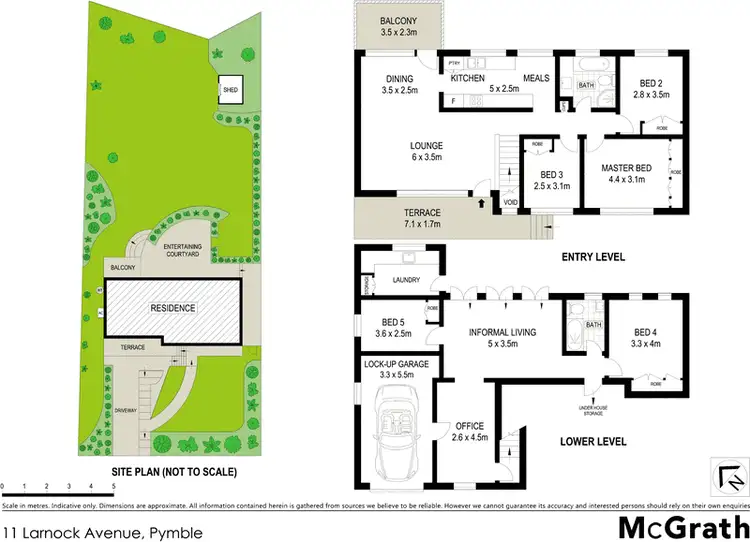 Floorplan of Homely house listing, 11 Larnock Avenue, Pymble NSW 2073