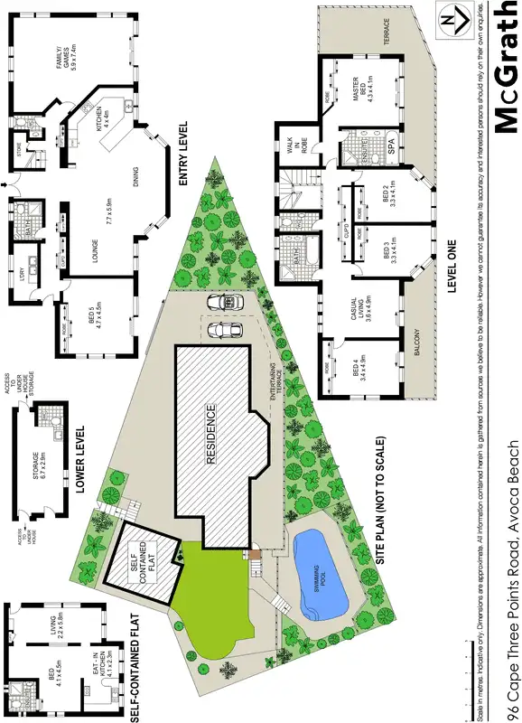 Floorplan of Homely house listing, 96 Cape Three Points Road, Avoca Beach NSW 2251