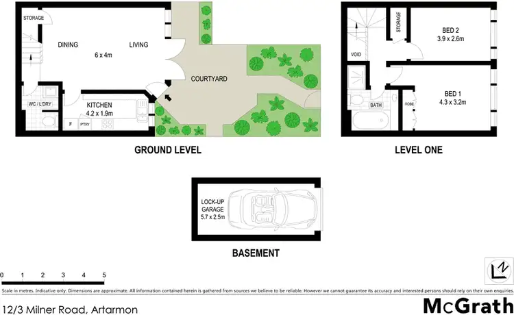 Floorplan of Homely apartment listing, 12/3 Milner Road, Artarmon NSW 2064