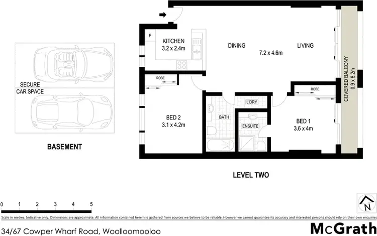 Floorplan of Homely apartment listing, 34/67 Cowper Wharf Road, Woolloomooloo NSW 2011