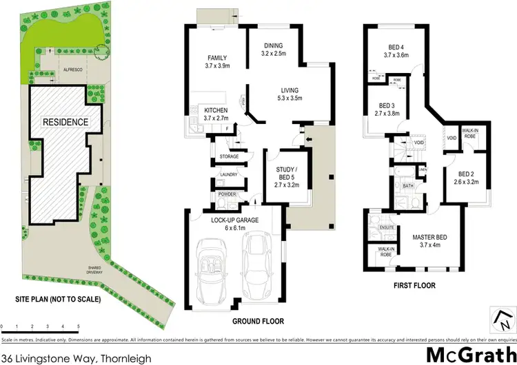 Floorplan of Homely house listing, 36 Livingstone Way, Thornleigh NSW 2120