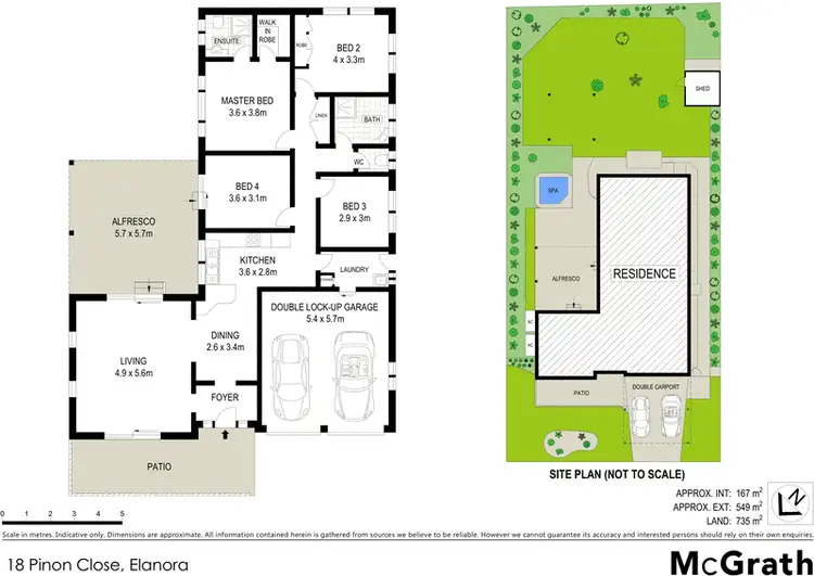 Floorplan of Homely house listing, 18 Pinon Close, Elanora QLD 4221