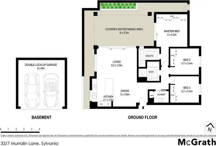 Floorplan of Homely apartment listing, 33/7 Murralin Lane, Sylvania NSW 2224