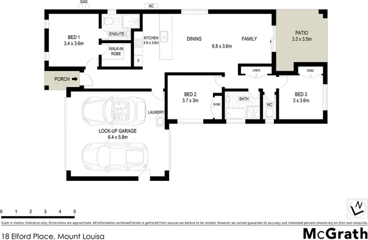 Floorplan of Homely house listing, 18 Elford Place, Mount Louisa QLD 4814