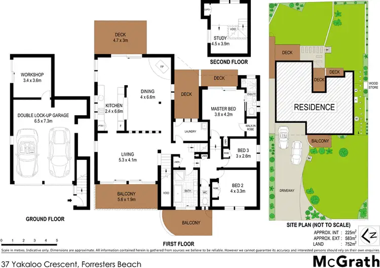 Floorplan of Homely house listing, 37 Yakaloo Crescent, Forresters Beach NSW 2260