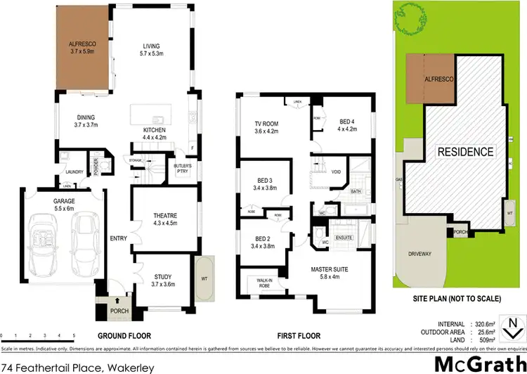 Floorplan of Homely house listing, 74 Feathertail Place, Wakerley QLD 4154