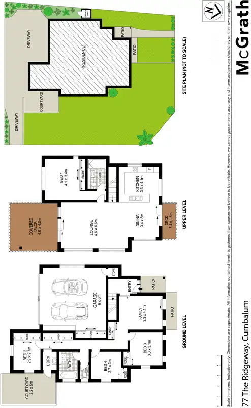 Floorplan of Homely house listing, 77 The Ridgeway, Cumbalum NSW 2478
