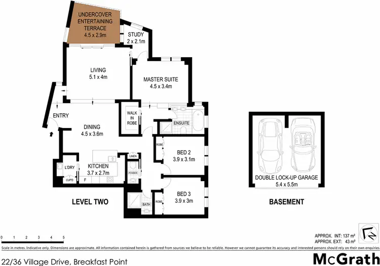 Floorplan of Homely apartment listing, 22/36 Village Drive, Breakfast Point NSW 2137