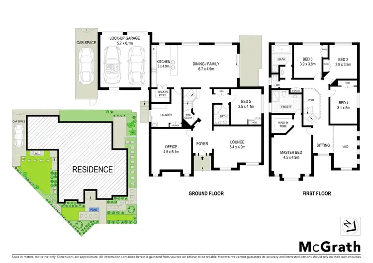 Floorplan of Homely house listing, 14 Grevillea Avenue, Warriewood NSW 2102