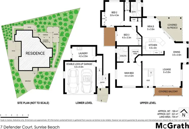 Floorplan of Homely house listing, 7 Defender Court, Sunrise Beach QLD 4567