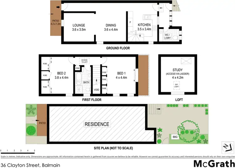 Floorplan of Homely house listing, 36 Clayton Street, Balmain NSW 2041