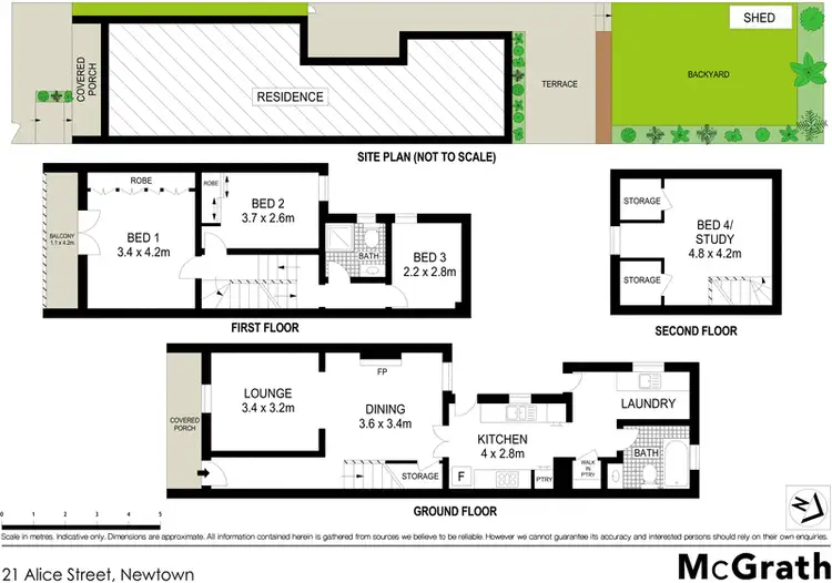 Floorplan of Homely house listing, 21 Alice Street, Newtown NSW 2042