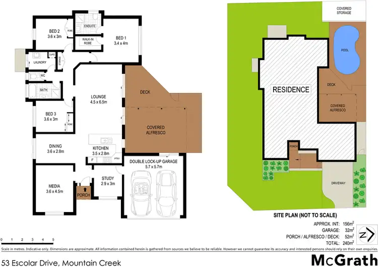 Floorplan of Homely house listing, 53 Escolar Drive, Mountain Creek QLD 4557