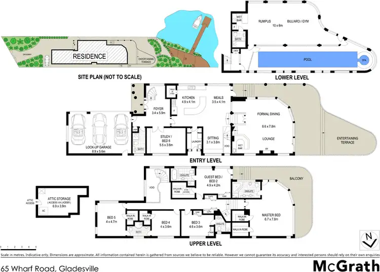 Floorplan of Homely house listing, 65 Wharf Road, Gladesville NSW 2111