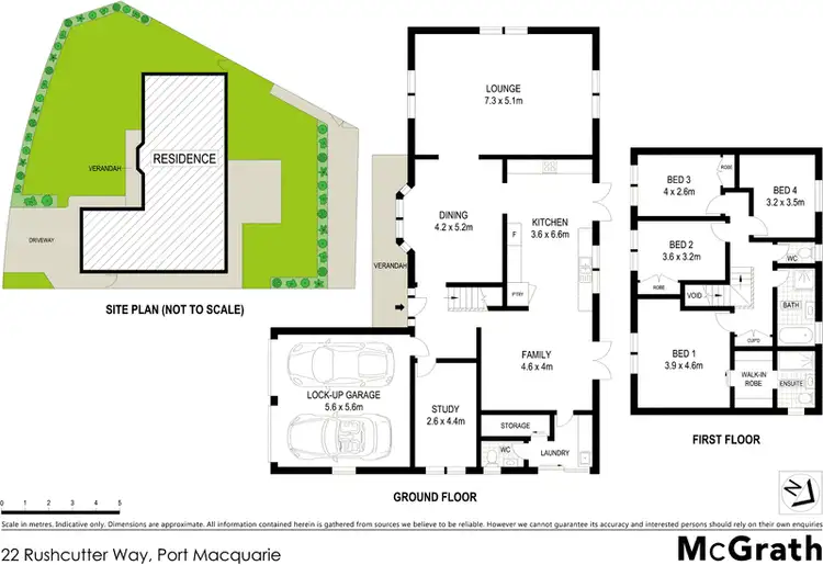 Floorplan of Homely house listing, 22 Rushcutter Way, Port Macquarie NSW 2444