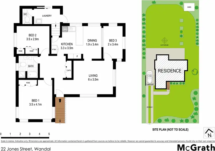 Floorplan of Homely house listing, 22 Jones Street, Wandal QLD 4700