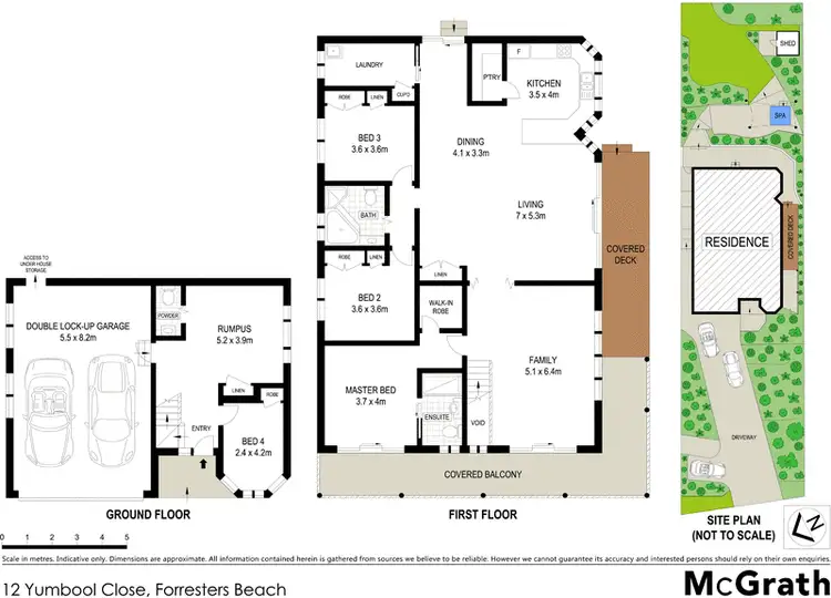 Floorplan of Homely house listing, 12 Yumbool Close, Forresters Beach NSW 2260