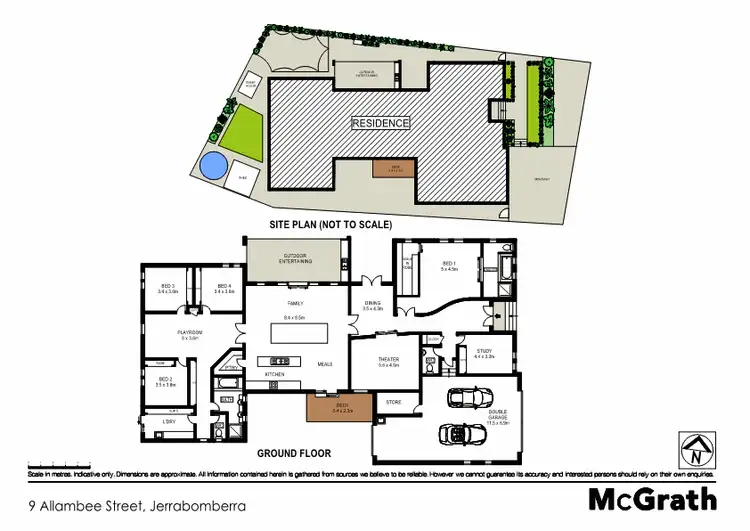 Floorplan of Homely house listing, 9 Allambee Street, Jerrabomberra NSW 2619