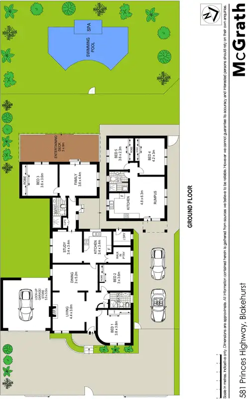 Floorplan of Homely house listing, 581 Princes Highway, Blakehurst NSW 2221