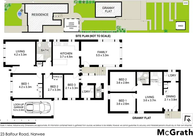 Floorplan of Homely house listing, 23 Balfour Road, Narwee NSW 2209