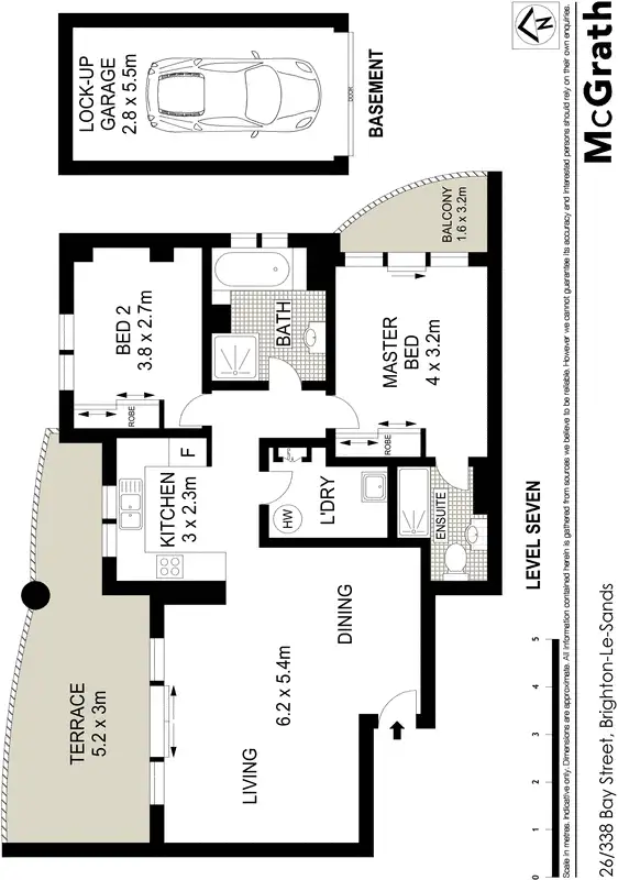 Floorplan of Homely apartment listing, 26/338 Bay Street, Brighton-le-sands NSW 2216