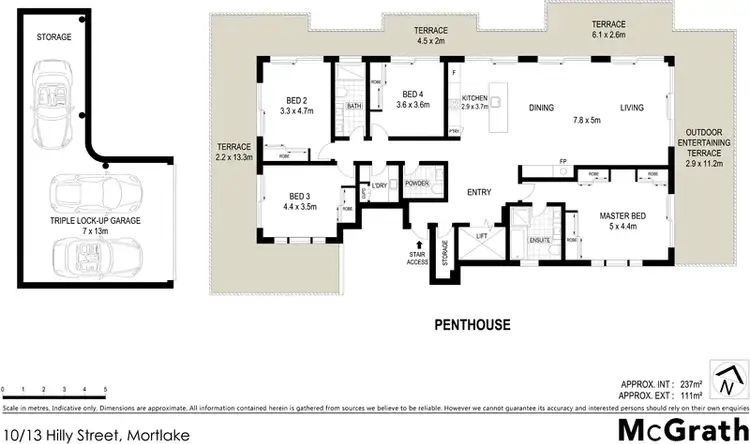 Floorplan of Homely apartment listing, 10/13 Hilly Street, Mortlake NSW 2137