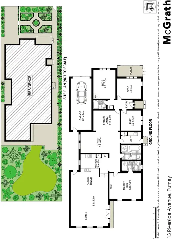 Floorplan of Homely house listing, 13 Riverside Avenue, Putney NSW 2112