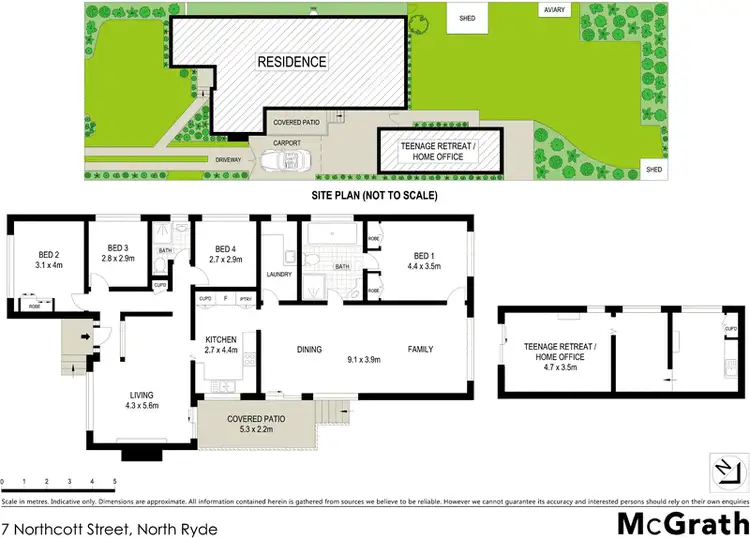 Floorplan of Homely house listing, 7 Northcott Street, North Ryde NSW 2113