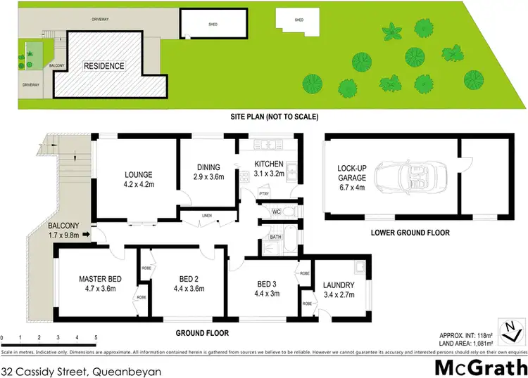 Floorplan of Homely house listing, 32 Cassidy Street, Queanbeyan NSW 2620