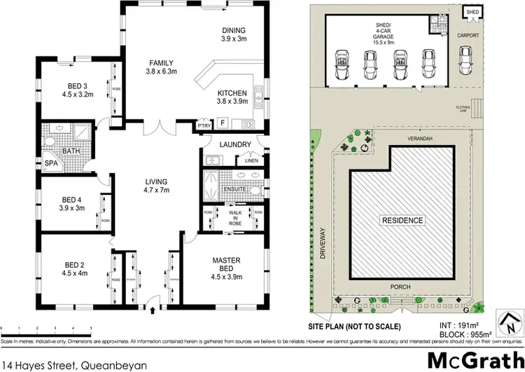 Floorplan of Homely house listing, 14 Hayes Street, Queanbeyan NSW 2620