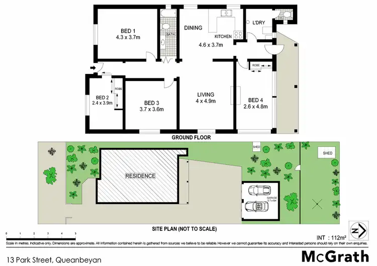 Floorplan of Homely house listing, 13 Park Street, Queanbeyan NSW 2620