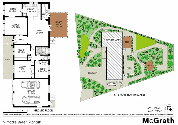 Floorplan of Homely house listing, 5 Priddle Street, Monash ACT 2904