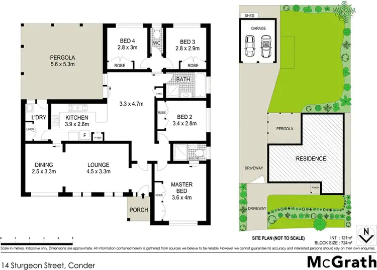 Floorplan of Homely house listing, 14 Sturgeon Street, Conder ACT 2906