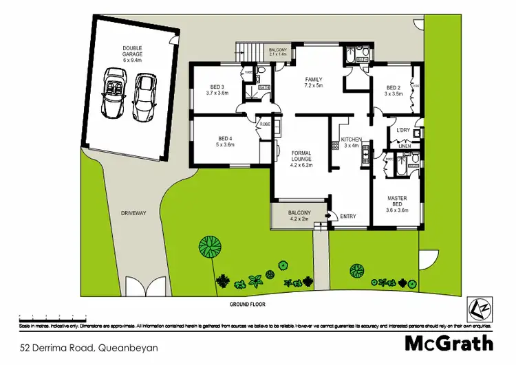 Floorplan of Homely house listing, 52 Derrima Road, Queanbeyan NSW 2620