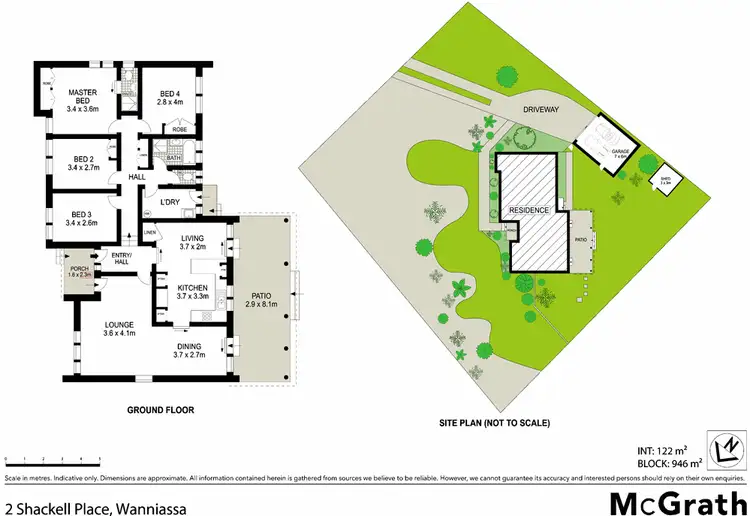 Floorplan of Homely house listing, 2 Shackell Place, Wanniassa ACT 2903