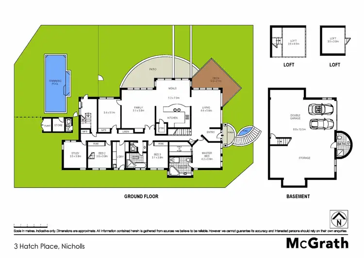 Floorplan of Homely house listing, 3 Hatch Place, Nicholls ACT 2913