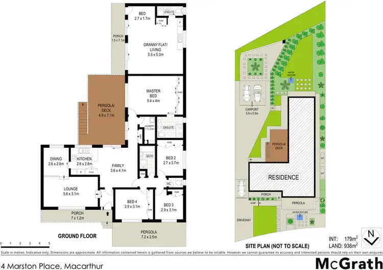 Floorplan of Homely house listing, 4 Marston Place, Macarthur ACT 2904