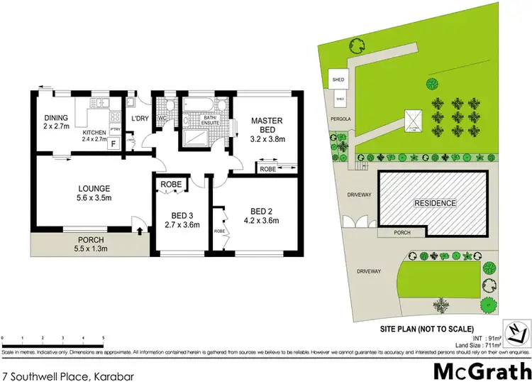 Floorplan of Homely house listing, 7 Southwell Place, Karabar NSW 2620