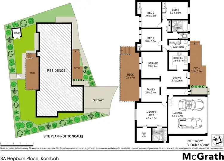 Floorplan of Homely townhouse listing, 8A Hepburn Place, Kambah ACT 2902